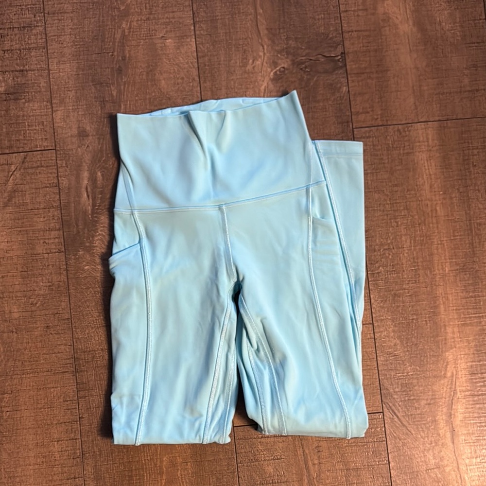 Lululemon Light Blue Align High Waisted Double Lined Pocket Leggings